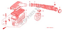 LUFTFILTER(L4) für Honda ACCORD 2.3EXI 4 Türen 5 gang-Schaltgetriebe 2000