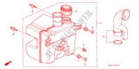 RESONATORKAMMER(L4) für Honda ACCORD EX 4 Türen 5 gang-Schaltgetriebe 1999