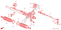 SERVOLENKGETRIEBE (V6) (LH) für Honda ACCORD 3.0IV6 4 Türen 4 gang automatikgetriebe 2001