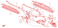 WINDSCHUTZSCHEIBENWISCHER (LH) für Honda ACCORD VTI 4 Türen 4 gang automatikgetriebe 2001