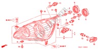 SCHEINWERFER('05) für Honda CR-V EXECUTIVE 5 Türen 5 gang-Schaltgetriebe 2005
