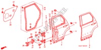 TUERBLECHE, HINTEN für Honda CR-V EXECUTIVE 5 Türen 5 gang-Schaltgetriebe 2005