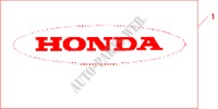 ZIERSTREIFEN für Honda CR-V EXECUTIVE 5 Türen 5 gang-Schaltgetriebe 2005