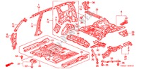 BODEN/INNENBLECHE für Honda CR-V LS 5 Türen 5 gang-Schaltgetriebe 2006