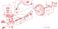 HAUPTBREMSZYLINDER/ MASTER POWER(LH) für Honda CR-V EXECUTIVE 5 Türen 4 gang automatikgetriebe 2006