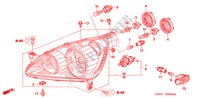 SCHEINWERFER für Honda CR-V EXECUTIVE 5 Türen 4 gang automatikgetriebe 2006