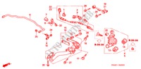 UNTERER ARM, HINTEN für Honda CR-V LS 5 Türen 5 gang-Schaltgetriebe 2006