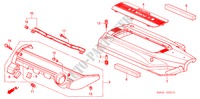 ANSAUGKRUEMMERABDECKUNG ( '04) für Honda MR-V EX 5 Türen 5 gang automatikgetriebe 2003