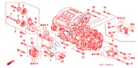 LICHTMASCHINEN STREBE('05 ) für Honda MR-V EX 5 Türen 5 gang automatikgetriebe 2006