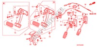 PEDAL für Honda MR-V EX 5 Türen 5 gang automatikgetriebe 2007
