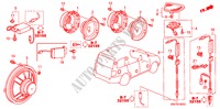 RADIOANTENNE/LAUTSPRECHER für Honda MR-V EXL 5 Türen 5 gang automatikgetriebe 2008