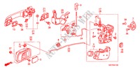 TUERSCHLOSS, HINTEN/ AEUSSERER GRIFF für Honda MR-V EXL 5 Türen 5 gang automatikgetriebe 2007