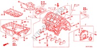 ZYLINDERBLOCK/OELWANNE für Honda MR-V EX 5 Türen 5 gang automatikgetriebe 2003