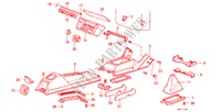 MITTLERE KONSOLE für Honda ACCORD STD 3 Türen 5 gang-Schaltgetriebe 1982