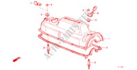 ZYLINDERKOPFDECKEL für Honda ACCORD EX 4 Türen 5 gang-Schaltgetriebe 1982