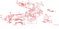 MITTLERE KONSOLE für Honda ACCORD EX 1600 3 Türen 5 gang-Schaltgetriebe 1984