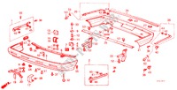 STOSSTANGE für Honda ACCORD EX 1600 3 Türen 5 gang-Schaltgetriebe 1984