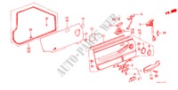 TUERVERKLEIDUNG, VORNE(3D) für Honda ACCORD EX 1600 3 Türen 5 gang-Schaltgetriebe 1984