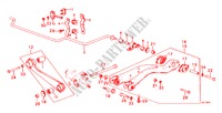 UNTERER ARM, HINTEN/FUEHRUNGSARM(3D,4D,5D) für Honda CIVIC DX 3 Türen 3 gang automatikgetriebe 1982