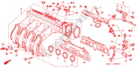 ANSAUGKRUEMMER(1) für Honda JAZZ 1.4SE 5 Türen 5 gang-Schaltgetriebe 2002