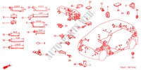 KABELBAUMBAND/BUEGEL(LH) für Honda JAZZ 1.4LS 5 Türen 5 gang-Schaltgetriebe 2002