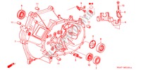 KUPPLUNGSGEHAEUSE für Honda JAZZ 1.4LS 5 Türen 5 gang-Schaltgetriebe 2002