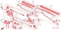 SCHEIBENWISCHER, VORNE(LH) für Honda JAZZ 1.4ES 5 Türen vollautomatische 2003