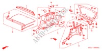 SEITENVERKLEIDUNG/ HECKKLAPPENVERKLEIDUNG für Honda JAZZ 1.4S 5 Türen 5 gang-Schaltgetriebe 2002