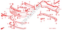 STOSSFAENGER für Honda JAZZ 1.4LS 5 Türen 5 gang-Schaltgetriebe 2002