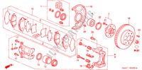 VORDERRADBREMSE für Honda JAZZ 1.2S 5 Türen 5 gang-Schaltgetriebe 2002