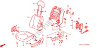 VORDERSITZ(L.) für Honda JAZZ 1.4LS 5 Türen 5 gang-Schaltgetriebe 2003