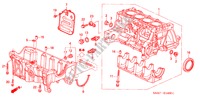 ZYLINDERBLOCK/OELWANNE für Honda JAZZ 1.4ES 5 Türen 5 gang-Schaltgetriebe 2002