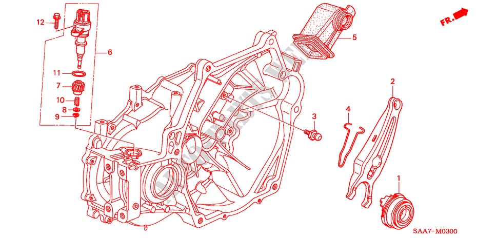 KUPPLUNGSFREIGABE für Honda JAZZ 1.2S 5 Türen 5 gang-Schaltgetriebe 2002