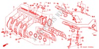 ANSAUGKRUEMMER(1) für Honda JAZZ 1.2 LS 5 Türen 5 gang-Schaltgetriebe 2004