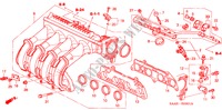 ANSAUGKRUEMMER(2) für Honda JAZZ 1.2 S 5 Türen 5 gang-Schaltgetriebe 2004