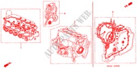DICHTUNG SATZ für Honda JAZZ 1.2 LS 5 Türen 5 gang-Schaltgetriebe 2004