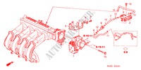DROSSELKLAPPENGEHAEUSE(2) für Honda JAZZ 1.2 LS 5 Türen 5 gang-Schaltgetriebe 2004