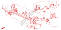 HINTERRADACHSE für Honda JAZZ 1.2 LS 5 Türen 5 gang-Schaltgetriebe 2004