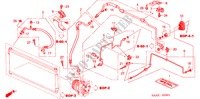 KLIMAANLAGE (SCHLAEUCHE/LEITUNGEN)(RH) für Honda JAZZ 1.4 SE 5 Türen 5 gang-Schaltgetriebe 2005
