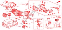 KOMBISCHALTER(RH) für Honda JAZZ 1.4 SE       SPORT 5 Türen 5 gang-Schaltgetriebe 2005