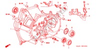 KUPPLUNGSGEHAEUSE für Honda JAZZ 1.2 LS 5 Türen 5 gang-Schaltgetriebe 2004