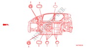 GUMMITUELLE(UNTER) für Honda JAZZ 1.4 SE 5 Türen vollautomatische 2007