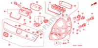 HECKLEUCHTE/KENNZEICHENBELEUCHTUNG für Honda JAZZ 1.4 SE 5 Türen vollautomatische 2007