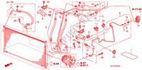 KLIMAANLAGE (SCHLAEUCHE/LEITUNGEN)(LH) für Honda JAZZ 1.4 ES 5 Türen 5 gang-Schaltgetriebe 2006