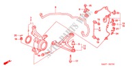 STABILISATOR, VORNE/ UNTERER ARM, VORNE für Honda JAZZ 1.4 SE 5 Türen vollautomatische 2007