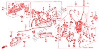 TUERSCHLOESSER, VORNE/ AEUSSERER GRIFF(2) für Honda JAZZ 1.4 SE 5 Türen vollautomatische 2007