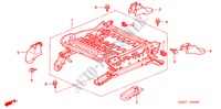 VORNE SITZKOMPONENTEN (R.) (1) für Honda JAZZ 1.3 LS 5 Türen 5 gang-Schaltgetriebe 2007