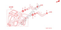 WASSERSCHLAUCH(LH) für Honda JAZZ 1.4 ES 5 Türen 5 gang-Schaltgetriebe 2007