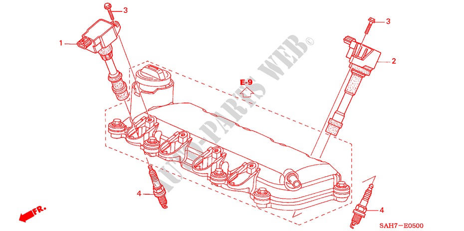 STOPFEN, OBERE SPULE/STOEPSEL für Honda JAZZ 1.2 LS 5 Türen 5 gang-Schaltgetriebe 2007
