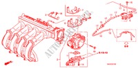 DROSSELKLAPPENGEHAEUSE(1) für Honda JAZZ 1.4 LS 5 Türen 5 gang-Schaltgetriebe 2008
